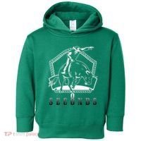 Cowboy Bull Riding Ask Me In Eight Seconds Toddler Hoodie thumb 0