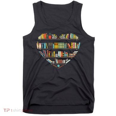 Cool Books Reading Wo Book Lover Literacy Librarian Tank Top