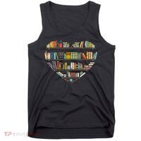 Cool Books Reading Wo Book Lover Literacy Librarian Tank Top thumb 0