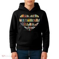 Cool Books Reading Wo Book Lover Literacy Librarian Kids Hoodie thumb 4
