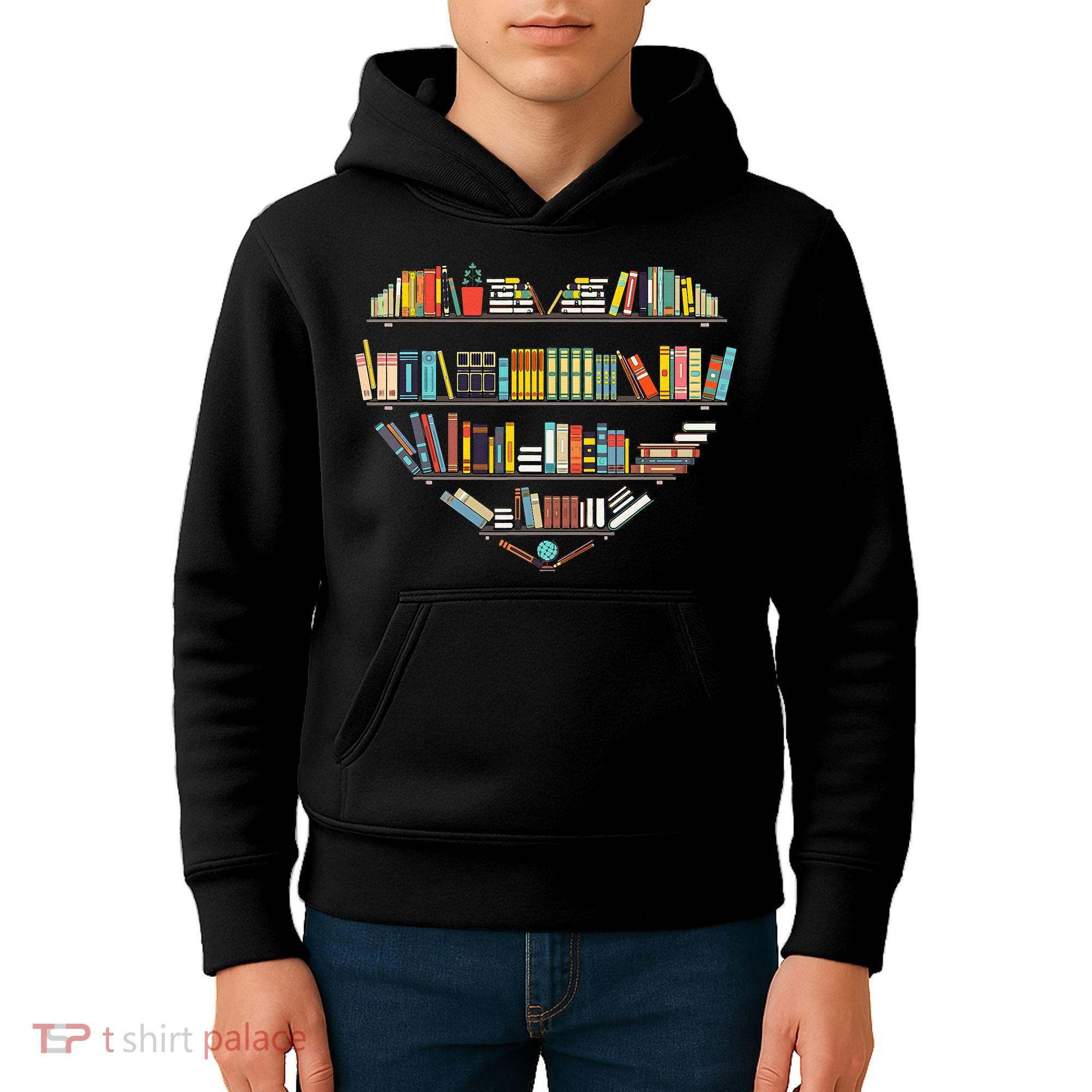 Cool Books Reading Wo Book Lover Literacy Librarian Kids Hoodie