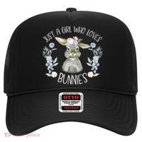Cool Bunny Rabbit Gift Just A Girl Who Loves Bunnies Gift Hat thumb 0