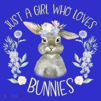 Cool Bunny Rabbit Gift Just A Girl Who Loves Bunnies Gift T-Shirt thumb 7