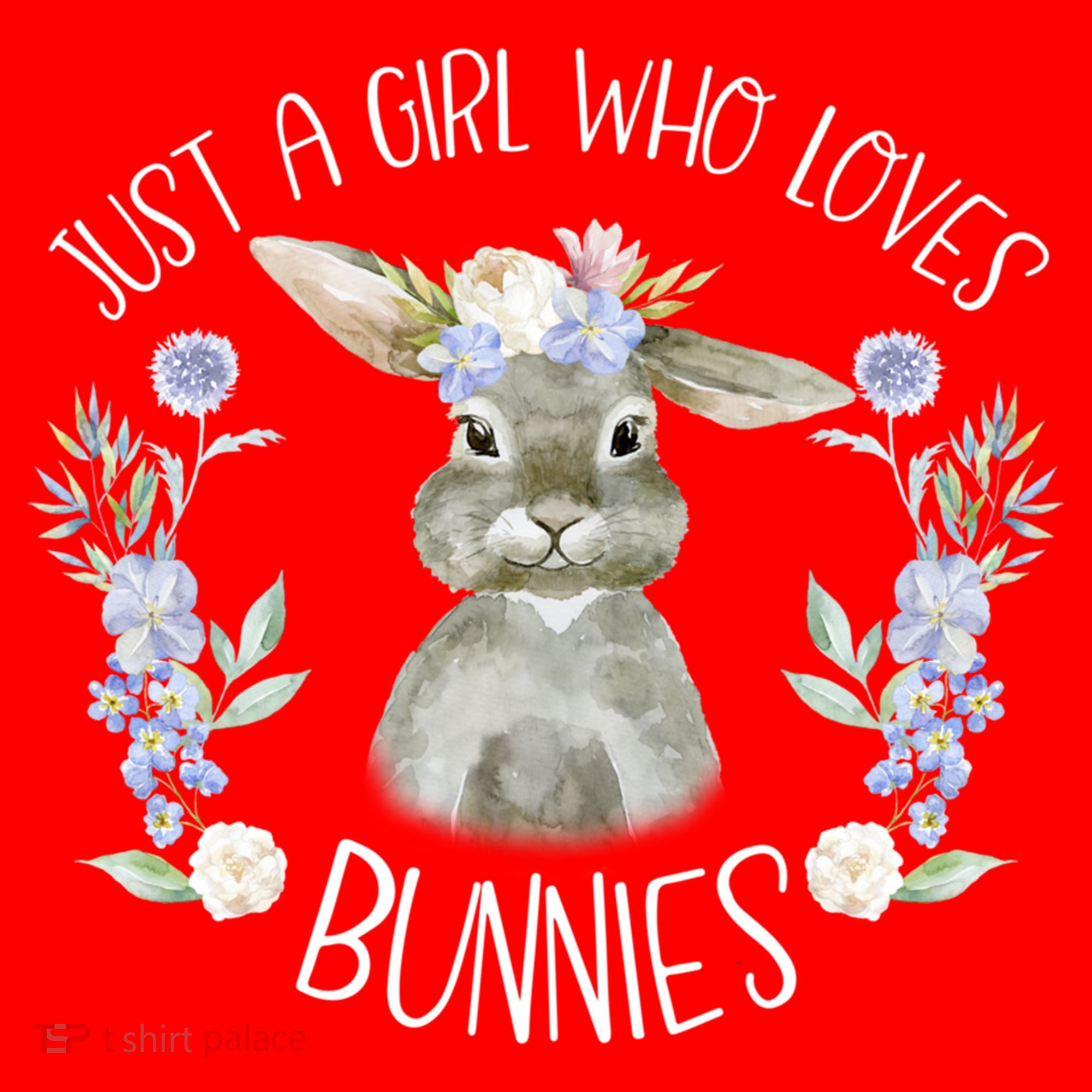 Cool Bunny Rabbit Gift Just A Girl Who Loves Bunnies Gift Santa Hat