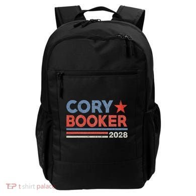 Cory Booker Retro Stripe Cory Booker For President 2028 Backpack