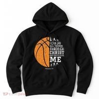 Christian Basketball Religious Gifts Hoodie thumb 0