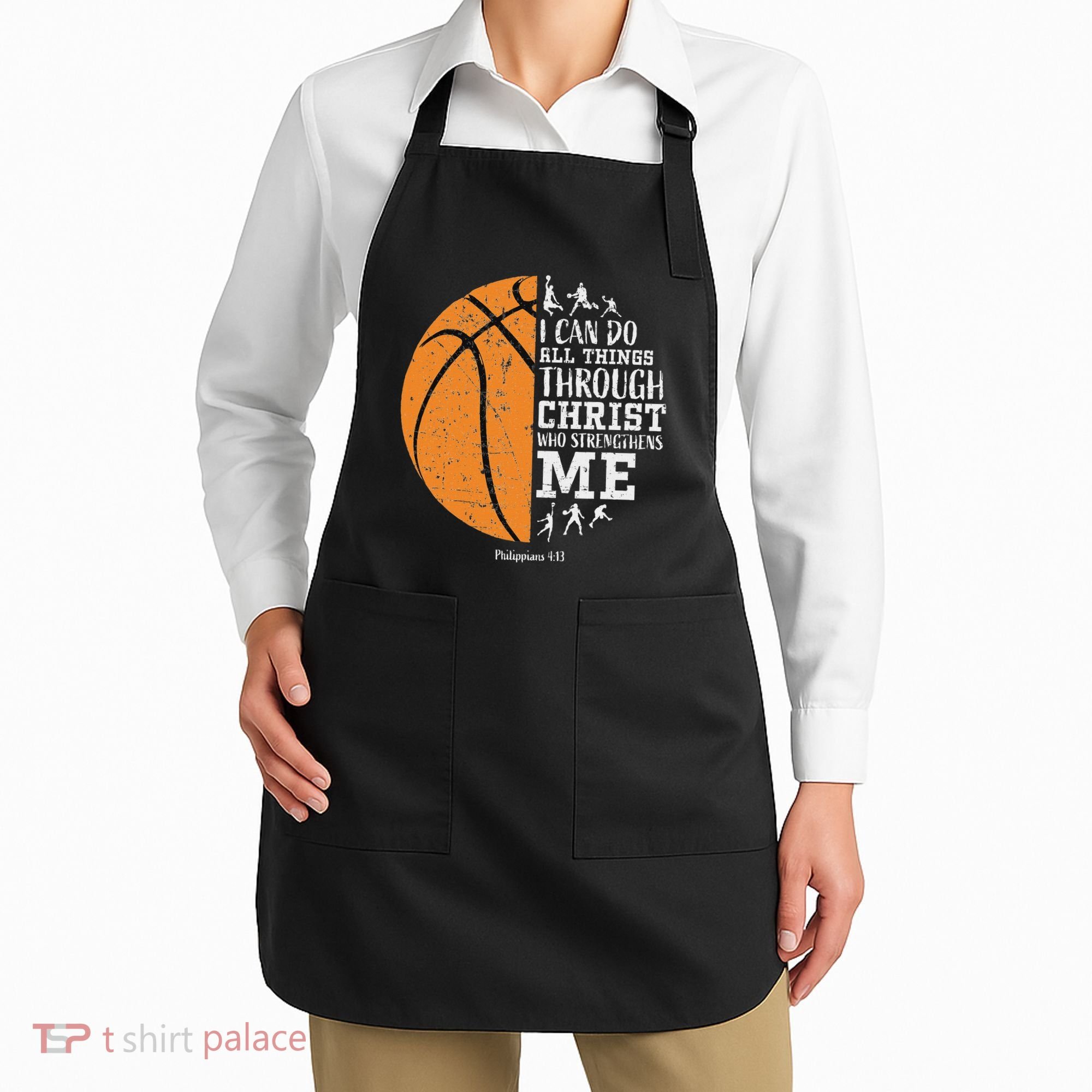 Christian Basketball Religious Gifts Apron