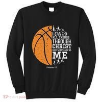 Christian Basketball Religious Gifts Sweatshirt thumb 0