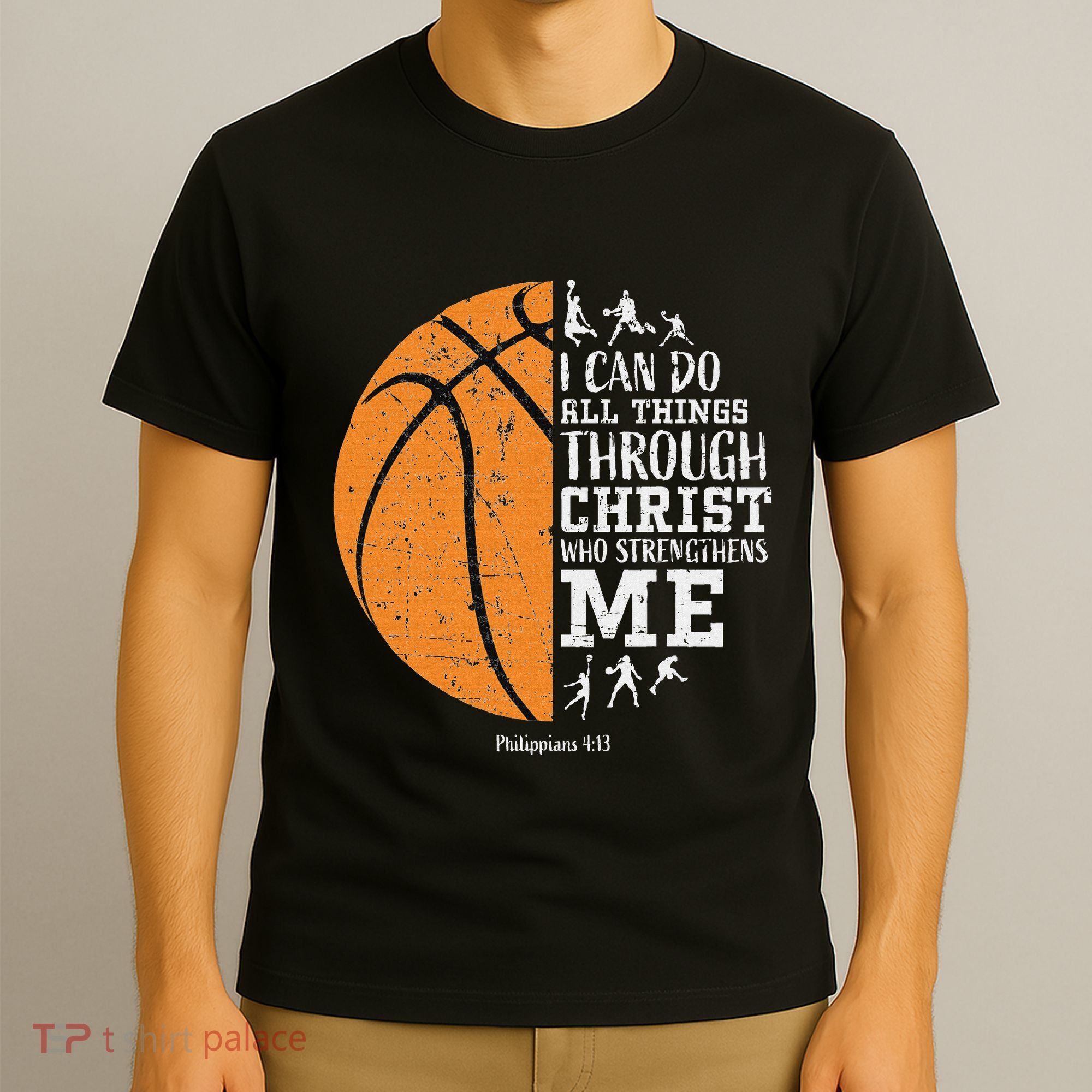 Christian Basketball Religious Gifts T-Shirt
