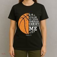 Christian Basketball Religious Gifts T-Shirt thumb 4