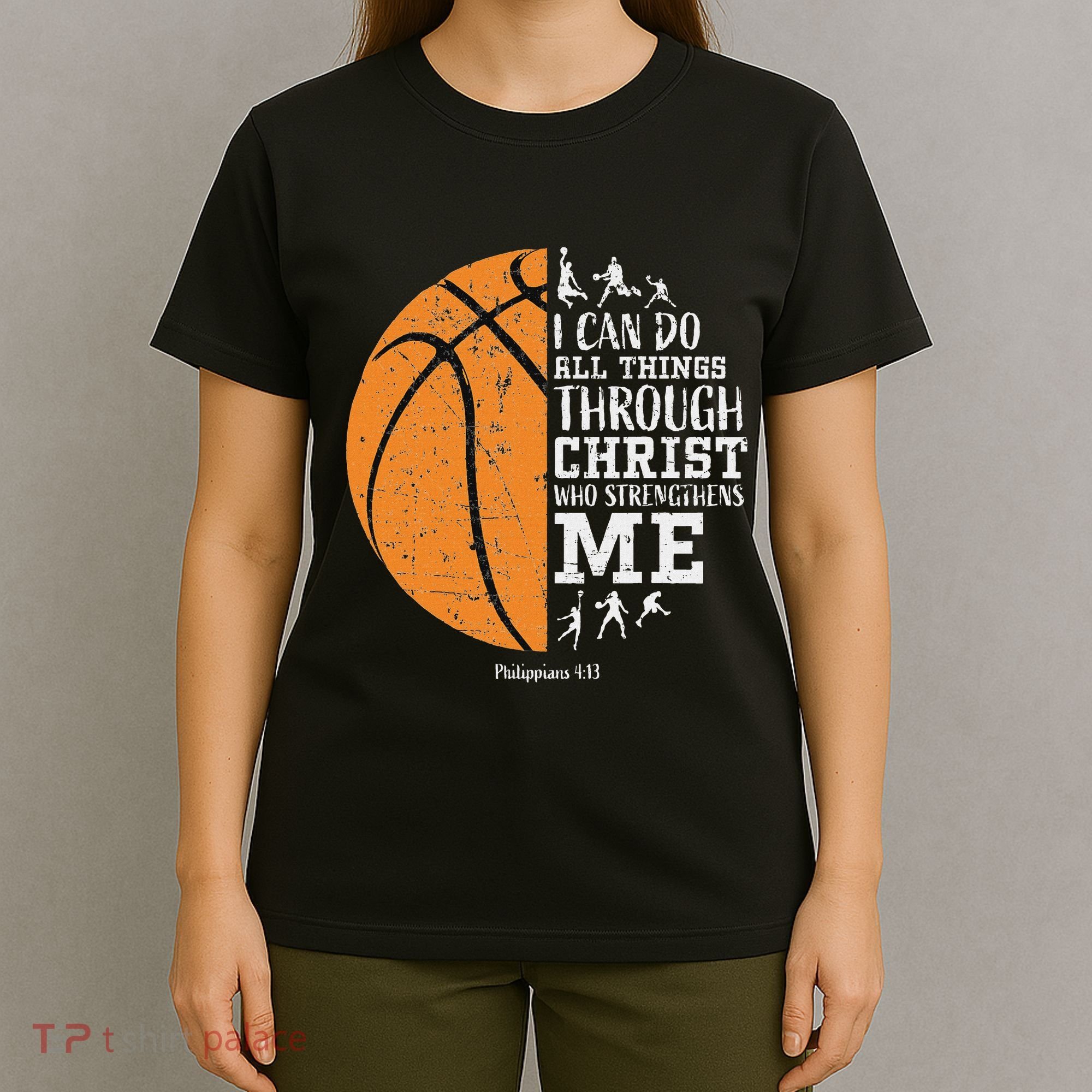 Christian Basketball Religious Gifts T-Shirt