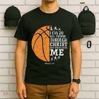 Christian Basketball Religious Gifts T-Shirt thumb 6