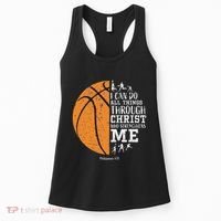 Christian Basketball Religious Gifts Women's Tank Top thumb 0