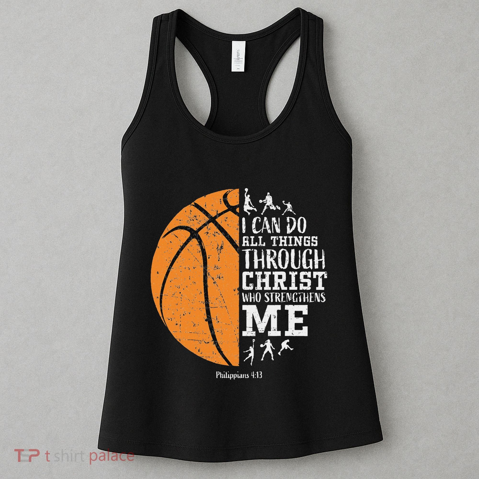 Christian Basketball Religious Gifts Women's Tank Top