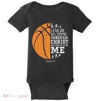 Christian Basketball Religious Gifts Baby Bodysuit thumb 0
