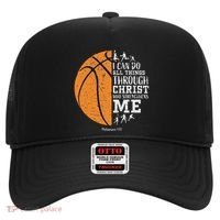 Christian Basketball Religious Gifts Hat thumb 0