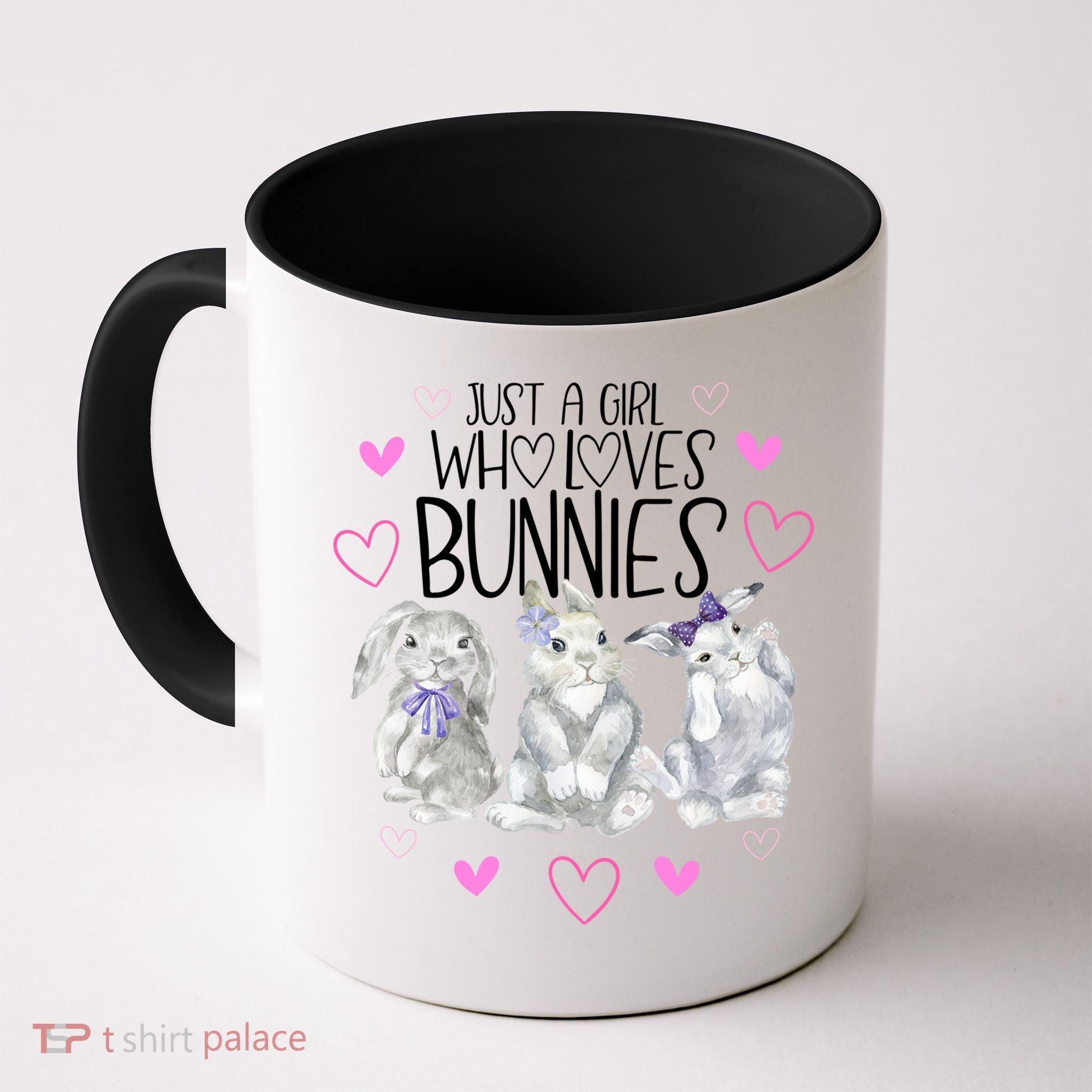 Cool Bunny Rabbit Gift Just A Girl Who Loves Bunnies Gift Coffee Mug