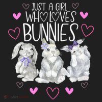 Cool Bunny Rabbit Gift Just A Girl Who Loves Bunnies Gift Beanie thumb 2