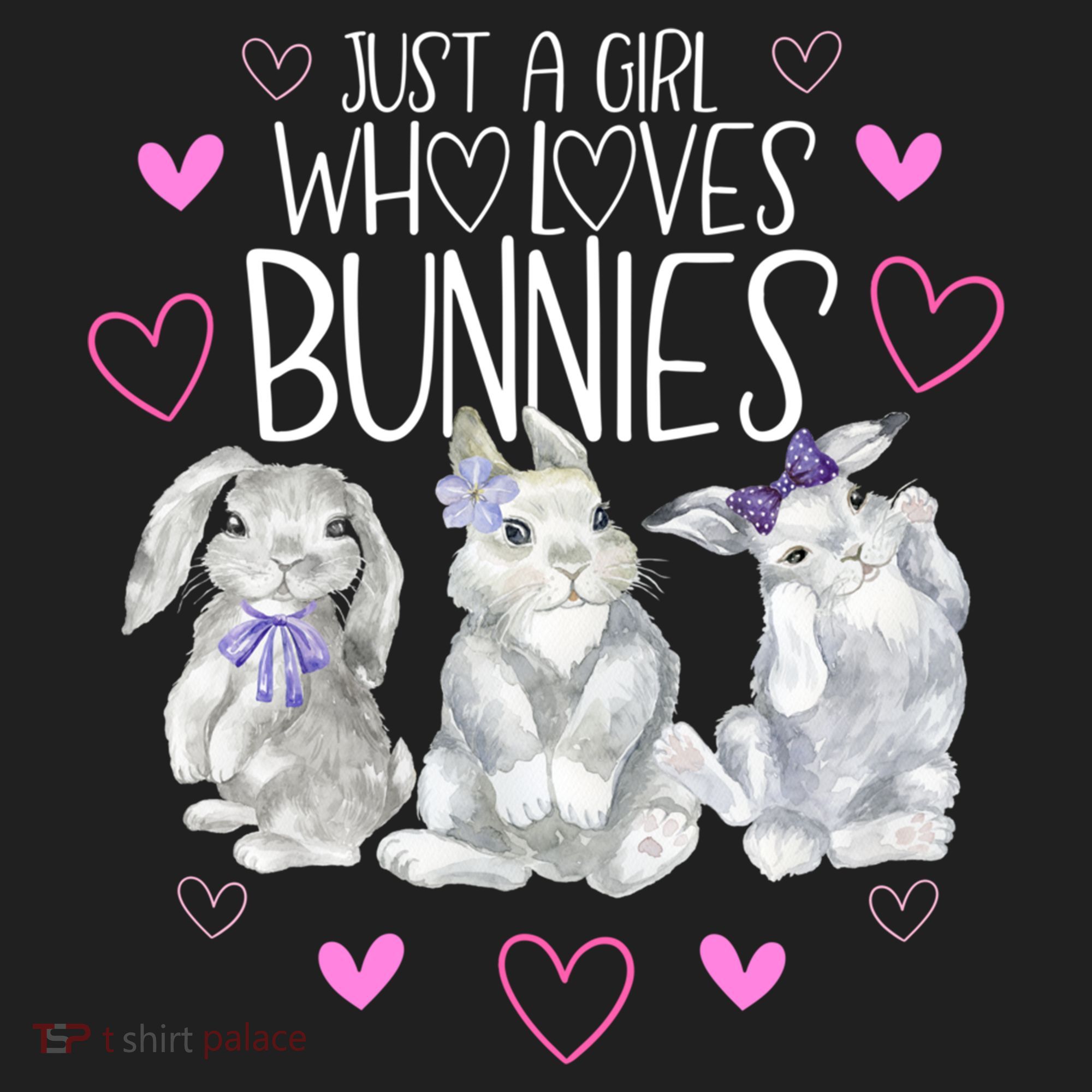 Cool Bunny Rabbit Gift Just A Girl Who Loves Bunnies Gift Golf Towel