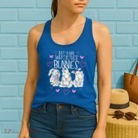 Cool Bunny Rabbit Gift Just A Girl Who Loves Bunnies Gift Women's Tank Top thumb 2
