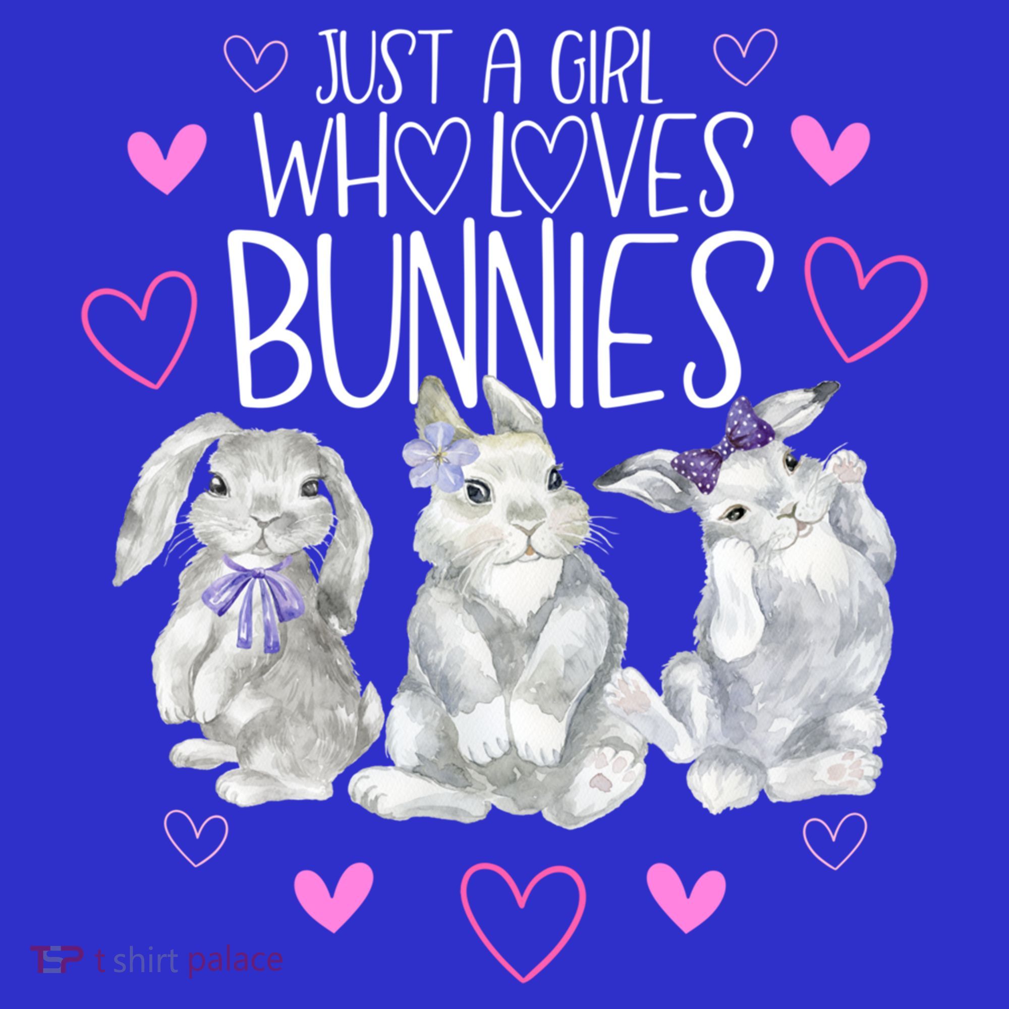 Cool Bunny Rabbit Gift Just A Girl Who Loves Bunnies Gift Women's Tank Top