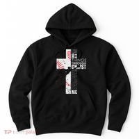 Christian Baseball Religious Cross Graphic Hoodie thumb 0