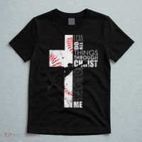 Christian Baseball Religious Cross Graphic T-Shirt thumb 5