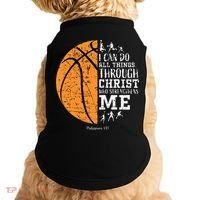 Christian Basketball Religious Gifts Doggie Tank thumb 0
