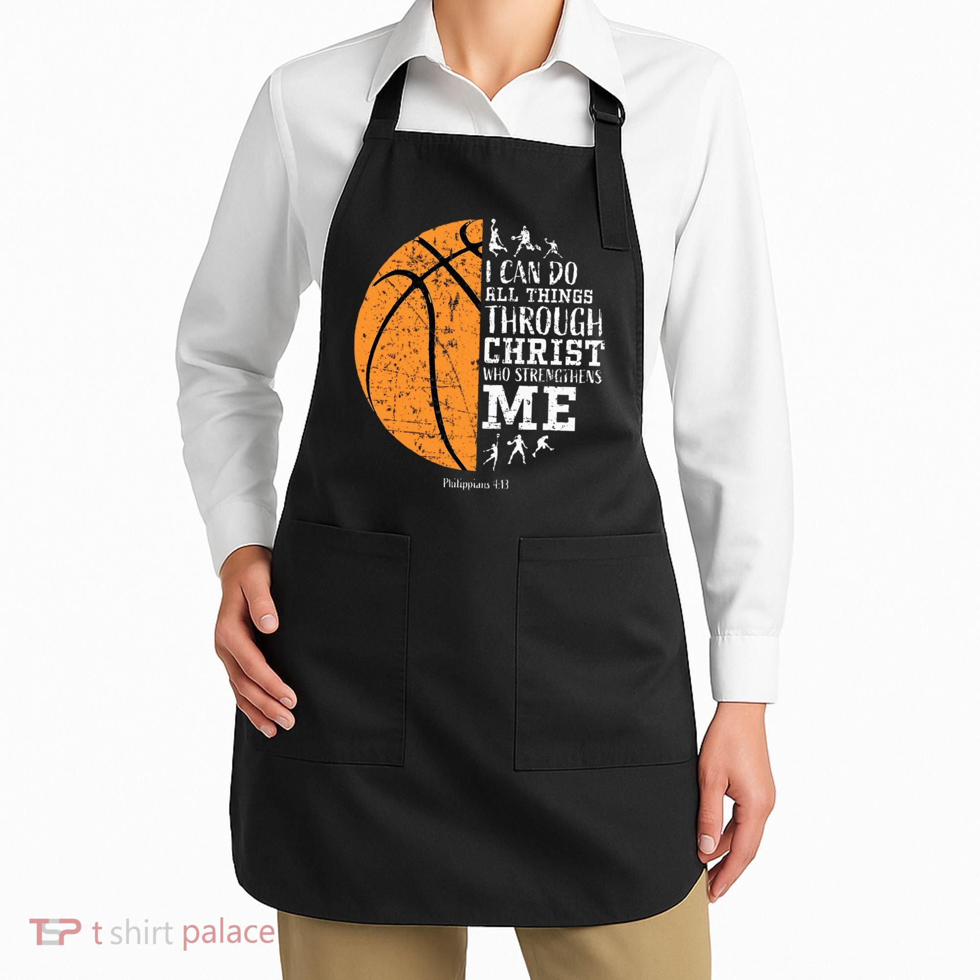 Christian Basketball Religious Gifts Apron