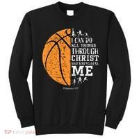 Christian Basketball Religious Gifts Sweatshirt thumb 0
