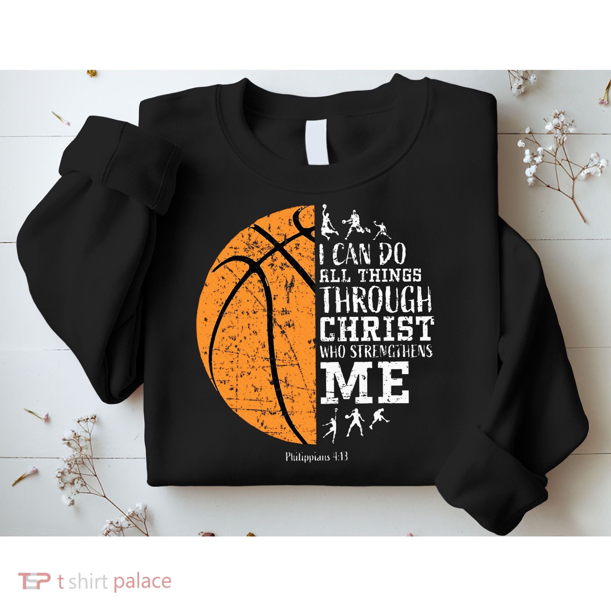 Christian Basketball Religious Gifts Sweatshirt