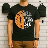 Christian Basketball Religious Gifts T-Shirt thumb 6