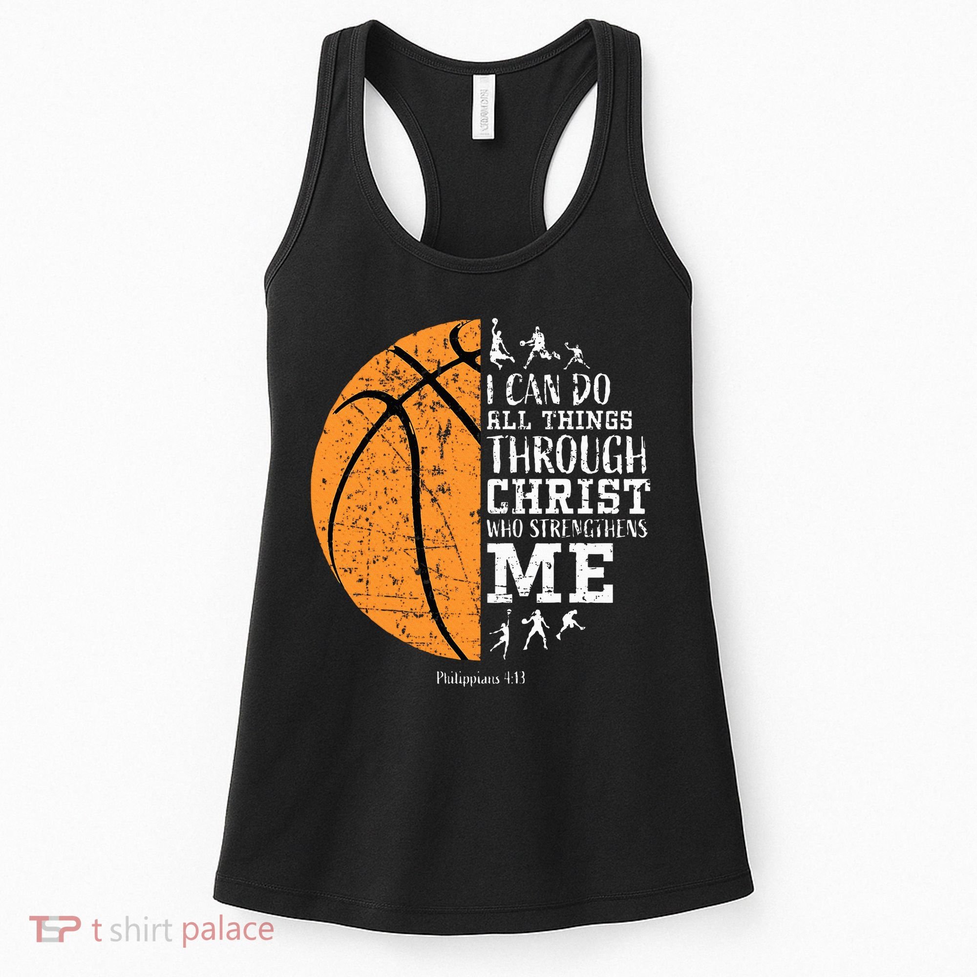 Christian Basketball Religious Gifts Women's Tank Top
