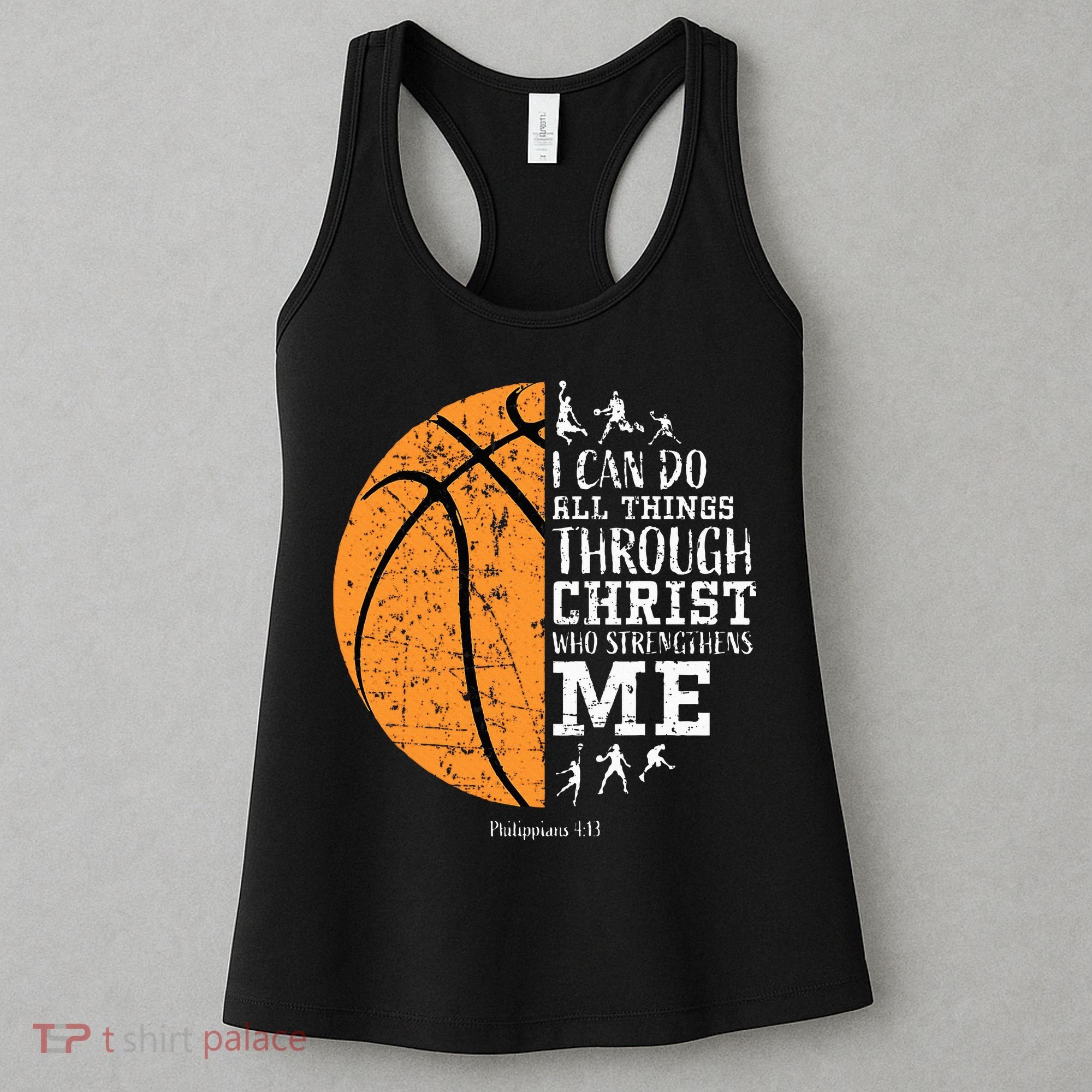 Christian Basketball Religious Gifts Women's Tank Top