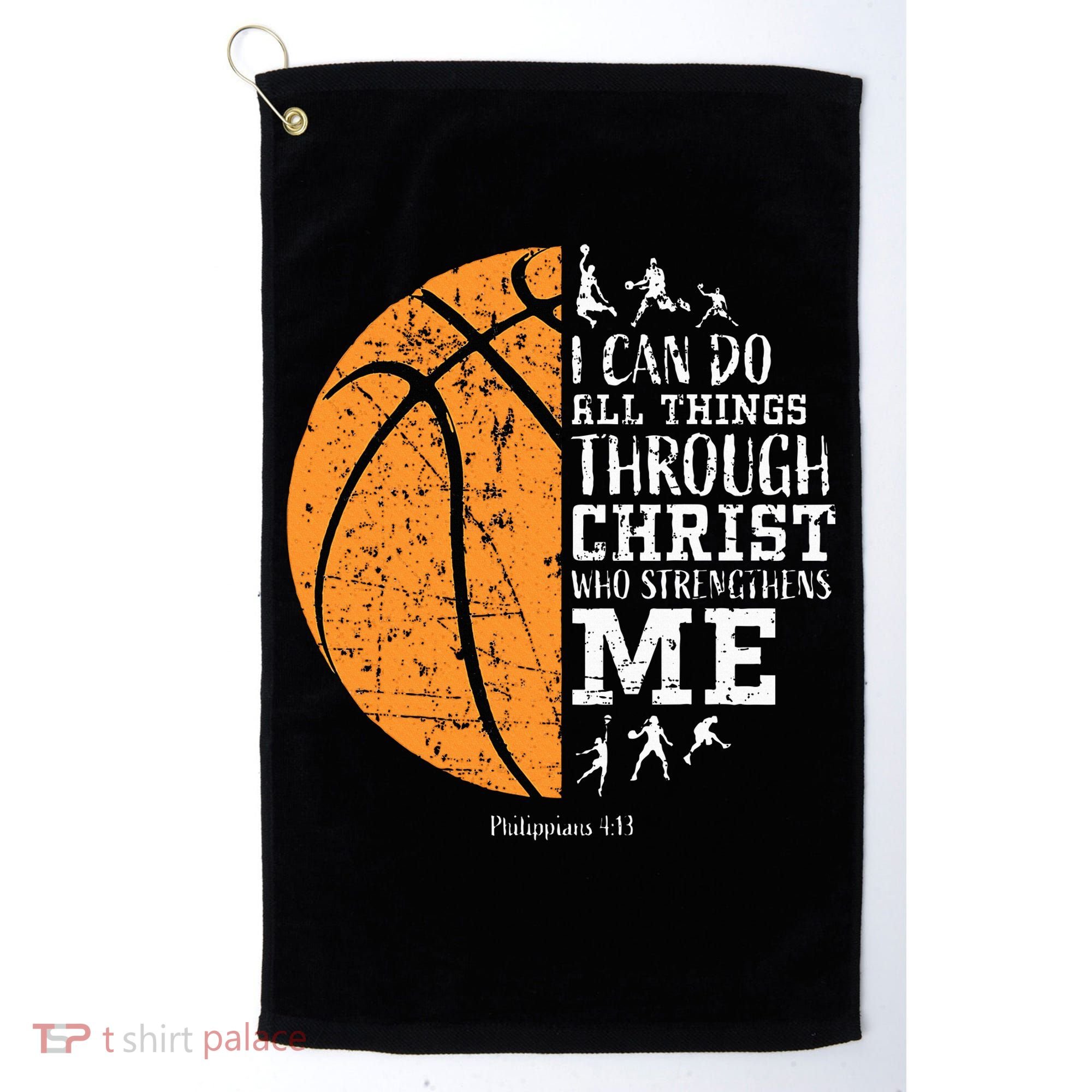 Christian Basketball Religious Gifts Golf Towel