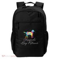 Chesapeake Bay Retriever Tie Dye Rainbow Dog Mom Lover Great Gift Backpack thumb 0