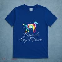 Chesapeake Bay Retriever Tie Dye Rainbow Dog Mom Lover Great Gift T-Shirt thumb 5