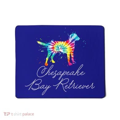 Chesapeake Bay Retriever Tie Dye Rainbow Dog Mom Lover Great Gift Mousepad