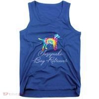 Chesapeake Bay Retriever Tie Dye Rainbow Dog Mom Lover Great Gift Tank Top thumb 0