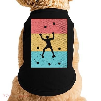 Climb Boulder Retro Wall Climber Sports Hobby Climbing Gift Doggie Tank