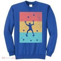 Climb Boulder Retro Wall Climber Sports Hobby Climbing Gift Sweatshirt thumb 0