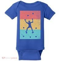 Climb Boulder Retro Wall Climber Sports Hobby Climbing Gift Baby Bodysuit thumb 0