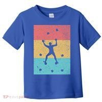 Climb Boulder Retro Wall Climber Sports Hobby Climbing Gift Toddler T-Shirt thumb 0