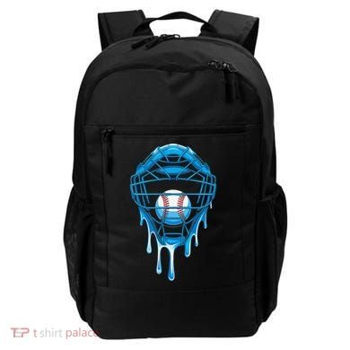 Cool Baseball Respect The Drip Melted Ice Cream Baseball Backpack