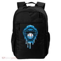 Cool Baseball Respect The Drip Melted Ice Cream Baseball Backpack thumb 0