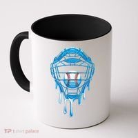Cool Baseball Respect The Drip Melted Ice Cream Baseball Coffee Mug thumb 0