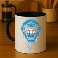 Cool Baseball Respect The Drip Melted Ice Cream Baseball Coffee Mug thumb 4