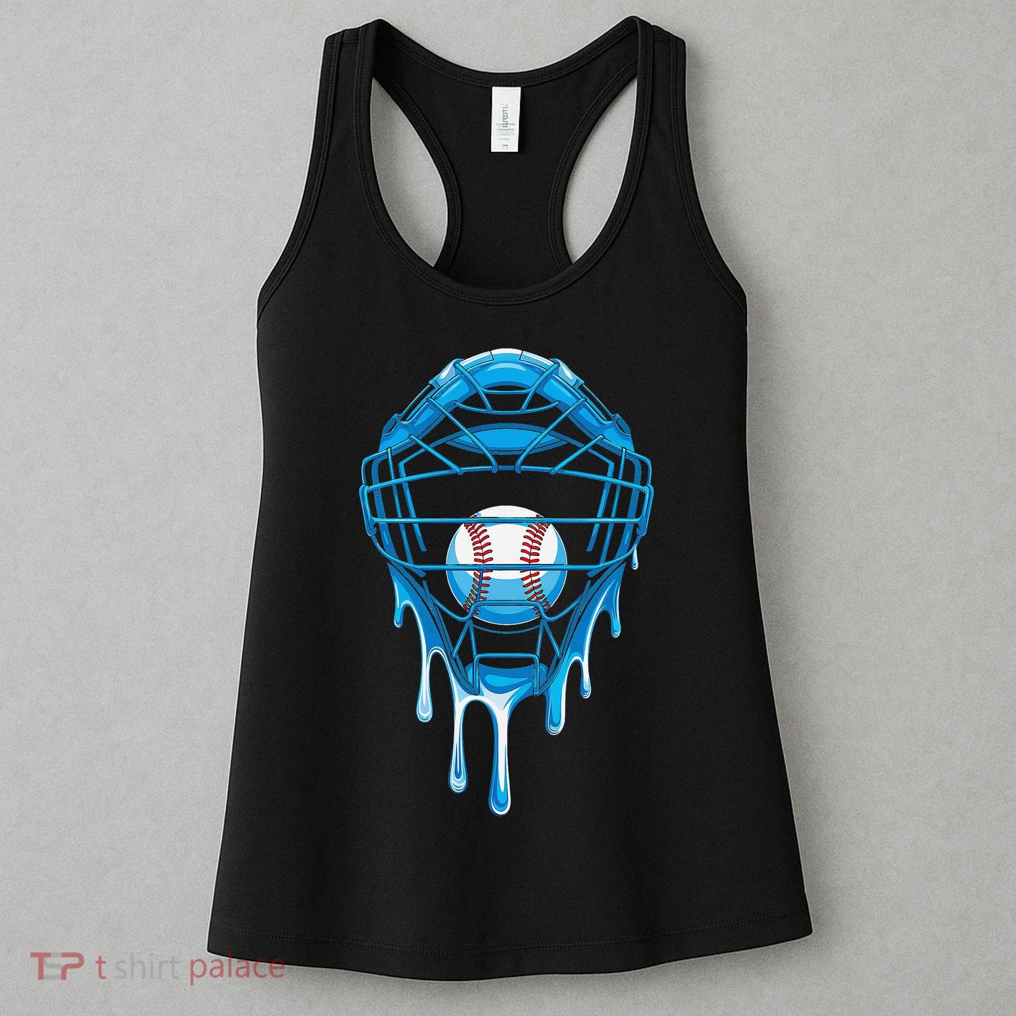 Cool Baseball Respect The Drip Melted Ice Cream Baseball Women's Tank Top
