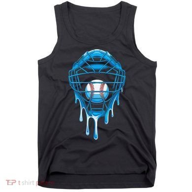 Cool Baseball Respect The Drip Melted Ice Cream Baseball Tank Top