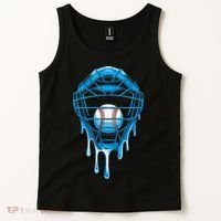 Cool Baseball Respect The Drip Melted Ice Cream Baseball Tank Top thumb 2